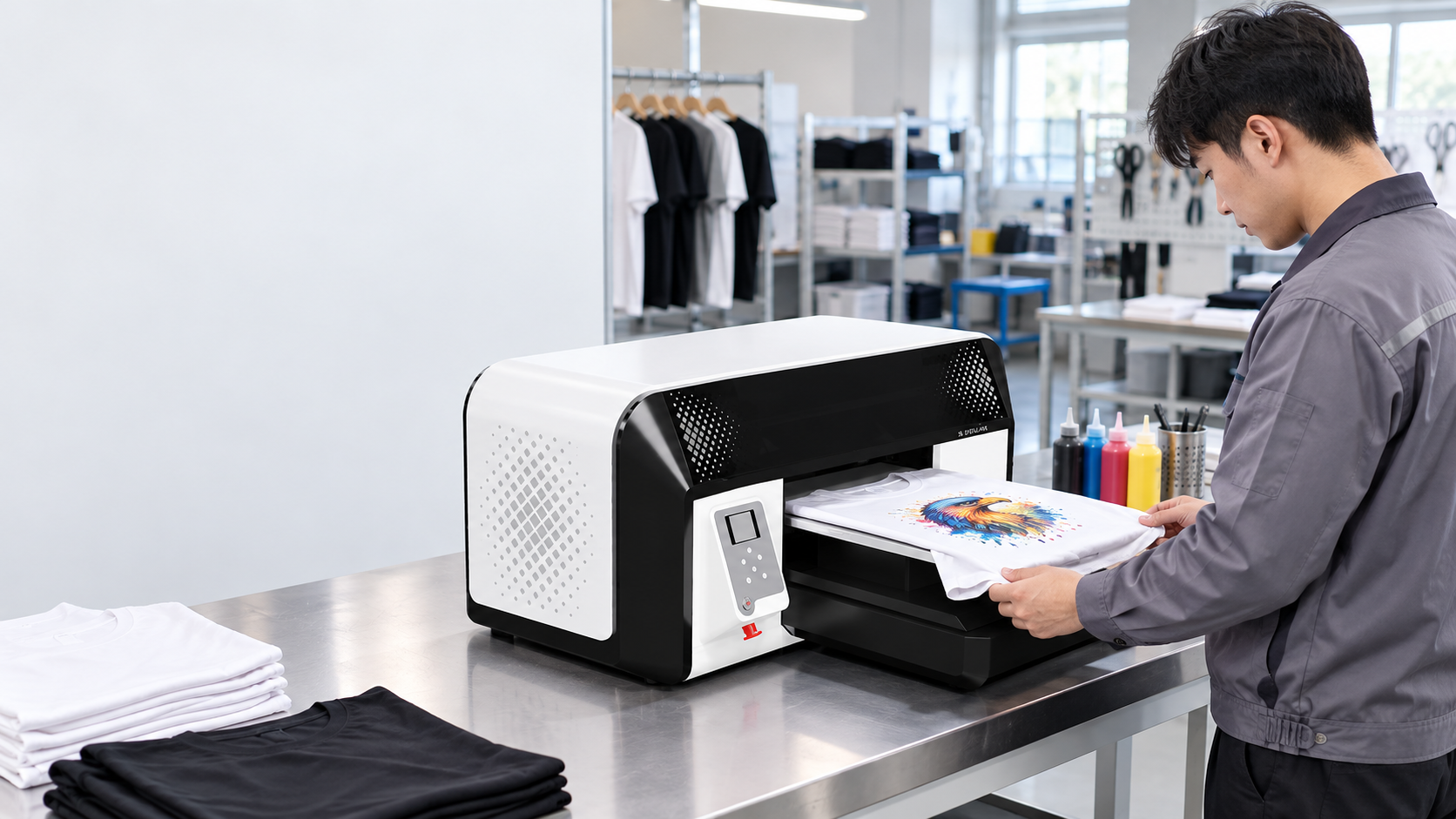 SL-DTG-X1S visual positioning and platen detail